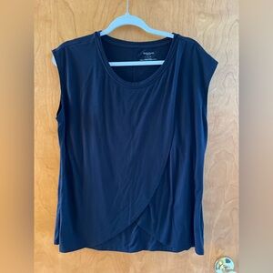 Motherhood Nursing women's black tee size Large